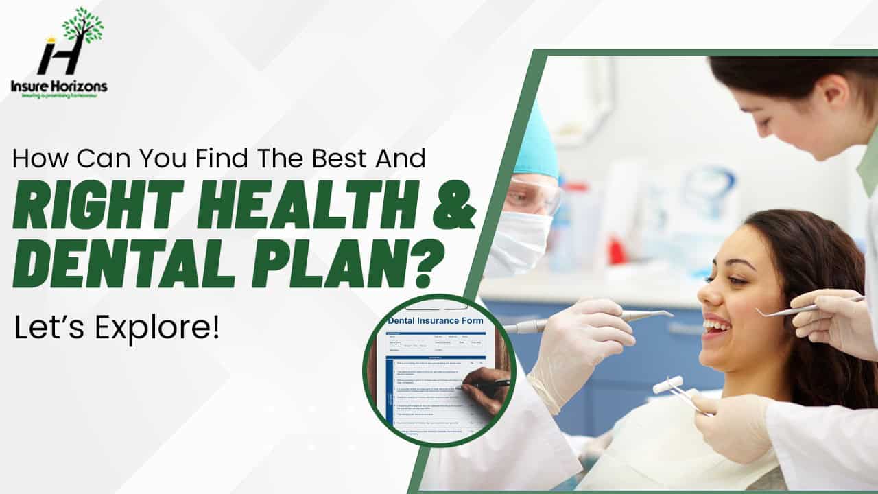 Dental health and dental plan consultation with a dentist and patient in clinic.